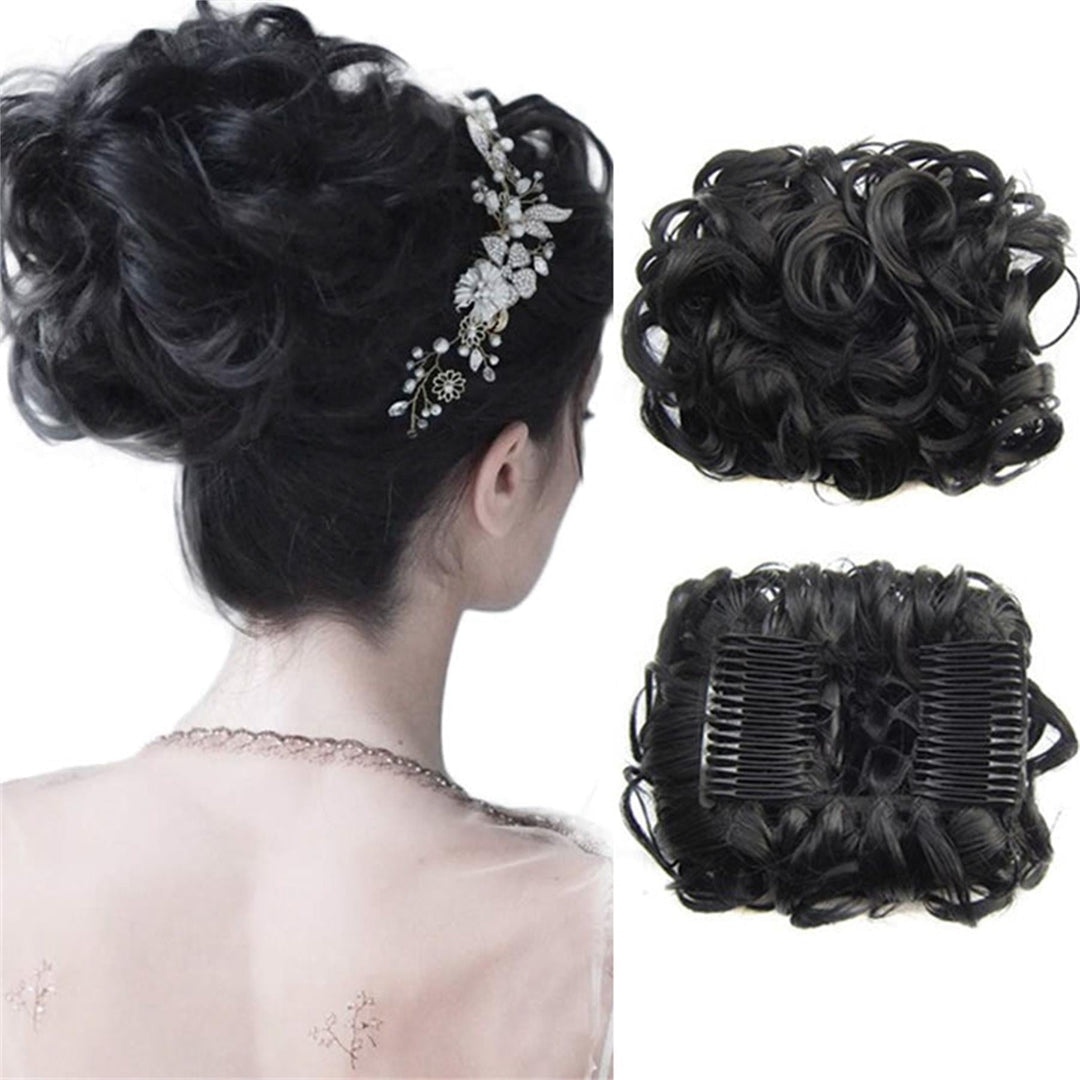 Curly Knot Hair Extension – FluffyFix-01#-The Livary