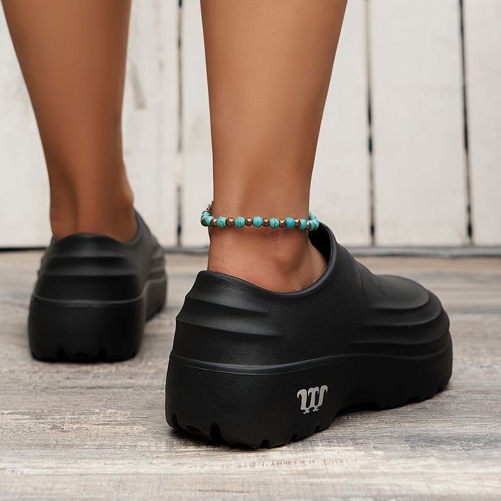 Orthopaedic Waterproof Clogs - AquaStep-Black-4.5-The Livary