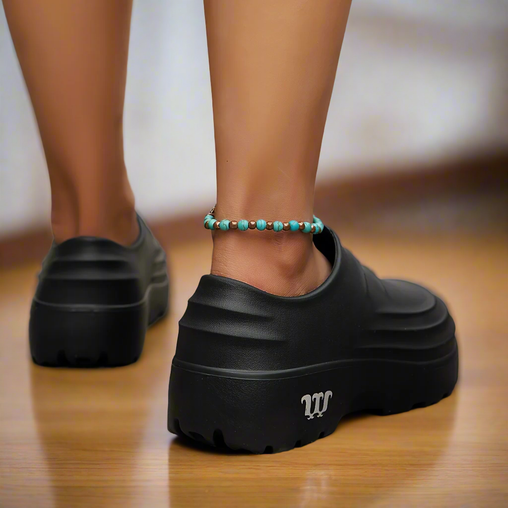 Orthopaedic Waterproof Clogs - AquaStep-Black-4.5-The Livary