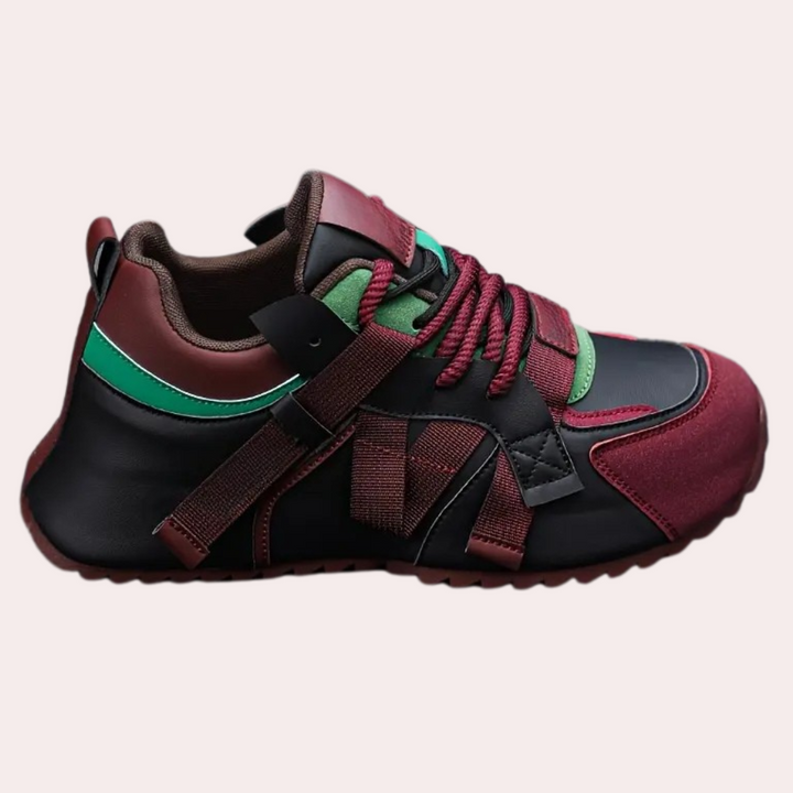 Stylish Men's Shoes - Matteo-Red-6-The Livary