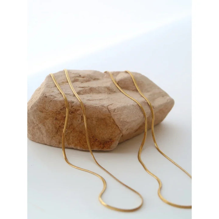 Stylish Slim Snake Necklace - Isis-The Livary