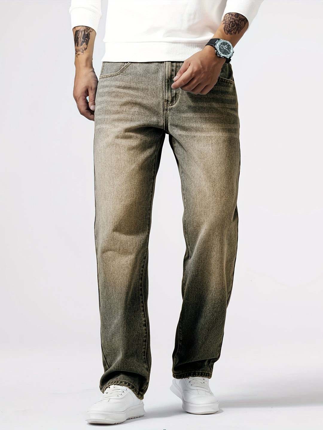 Relaxed Fit Regular Men's Jeans - Lucas