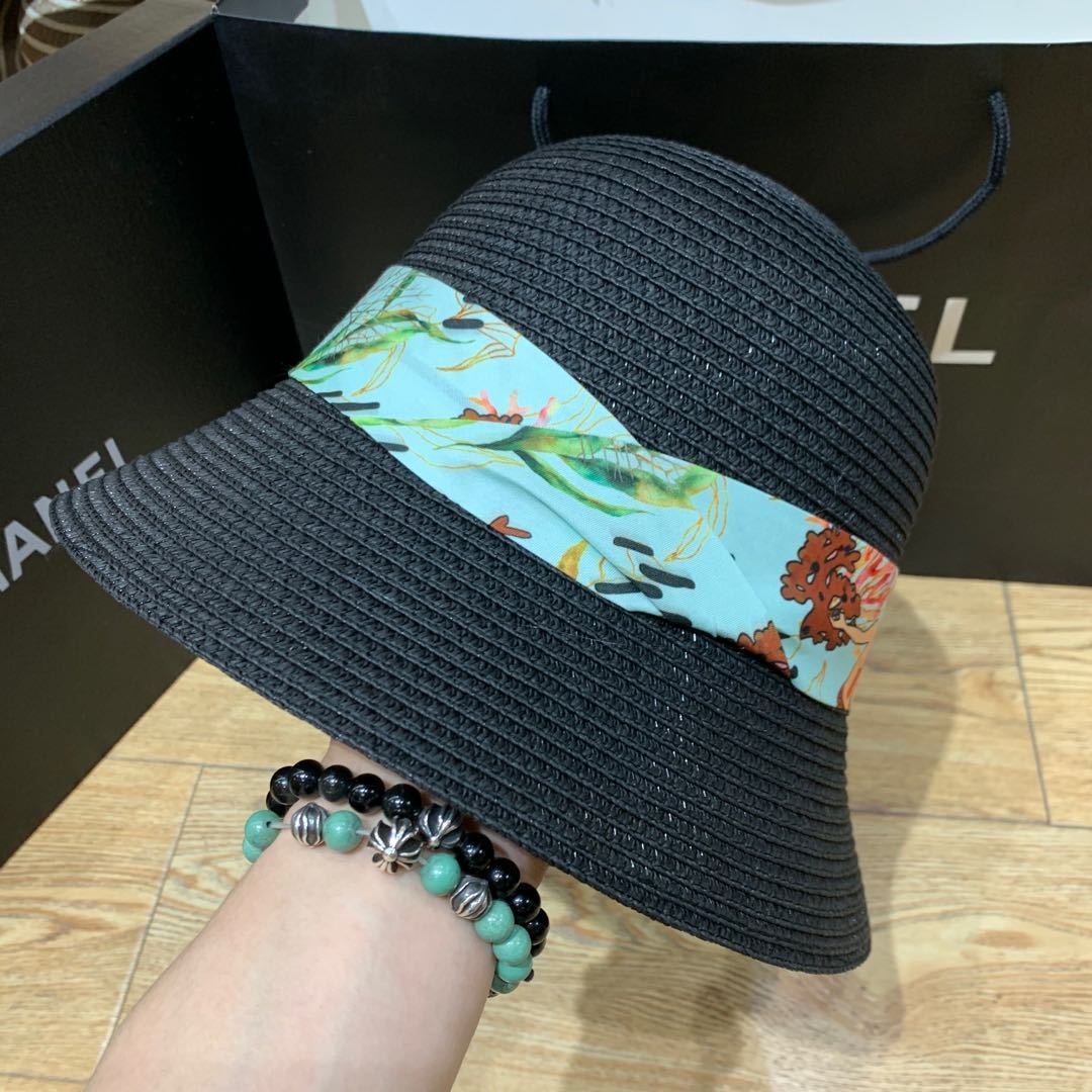 Summer sunhat with bow and wide brim – ShadeRibbon-Black-One size fits all-The Livary