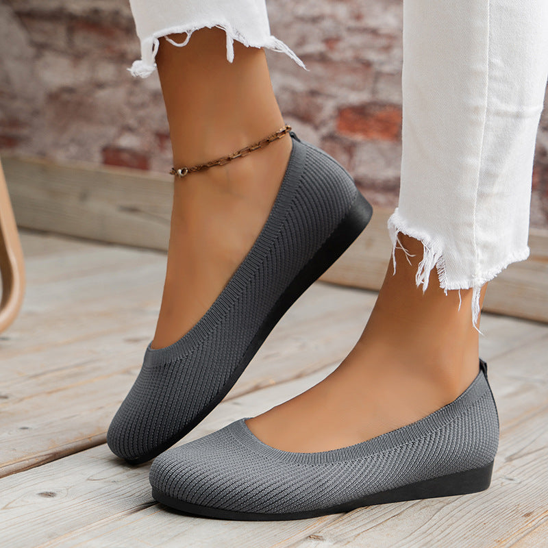Orthopaedic ladies' ballerinas with comfort sole & classic design – Mia-Black-3.5-The Livary