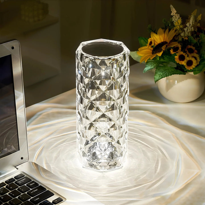 Crystal Table Lamp with Touch Control - Aurora-The Livary