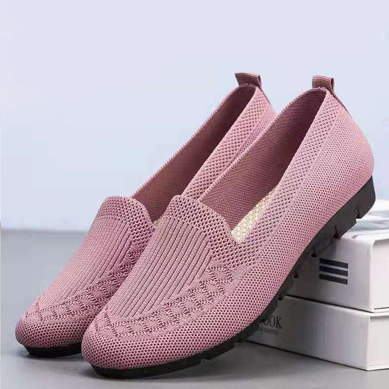 Comfortable & Breathable Women's Slip-On Everyday Shoes with Arch Support – Leona-Pink-3-The Livary