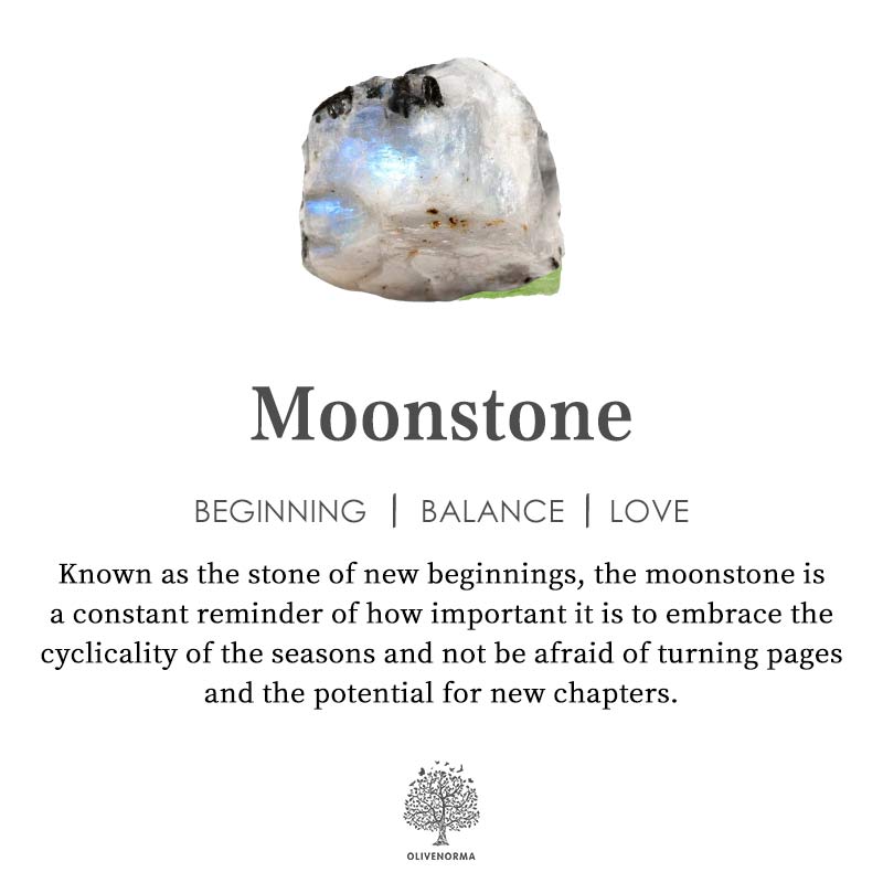 Retro Moonstone Necklace - Selene-The Livary