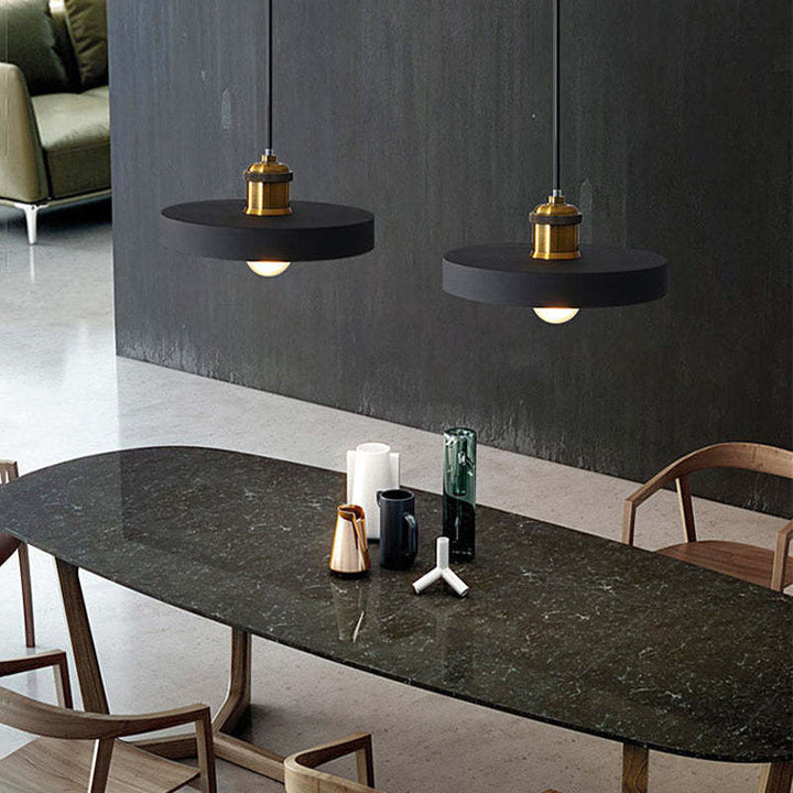 Stylish Morandi Design LED Pendant Light - MoraGlow-A-White-The Livary
