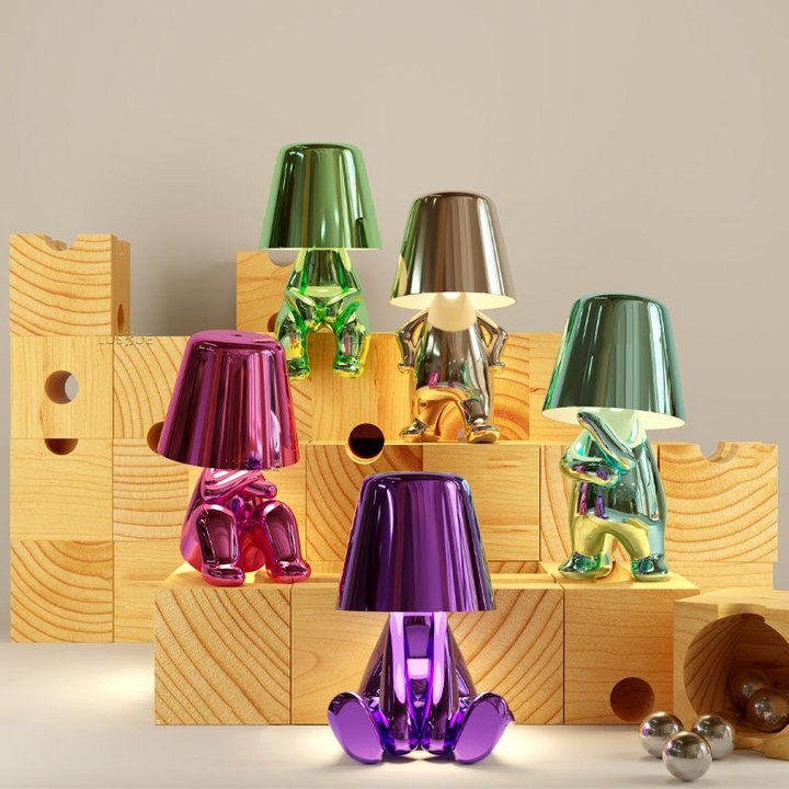 Lighting lamp for Thinkers - BrightMind-Gold-Mr. Wat-The Livary