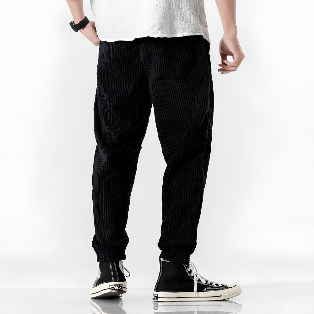 Unisex Ribbed Corduroy Trousers – Renji-Blue-S-The Livary