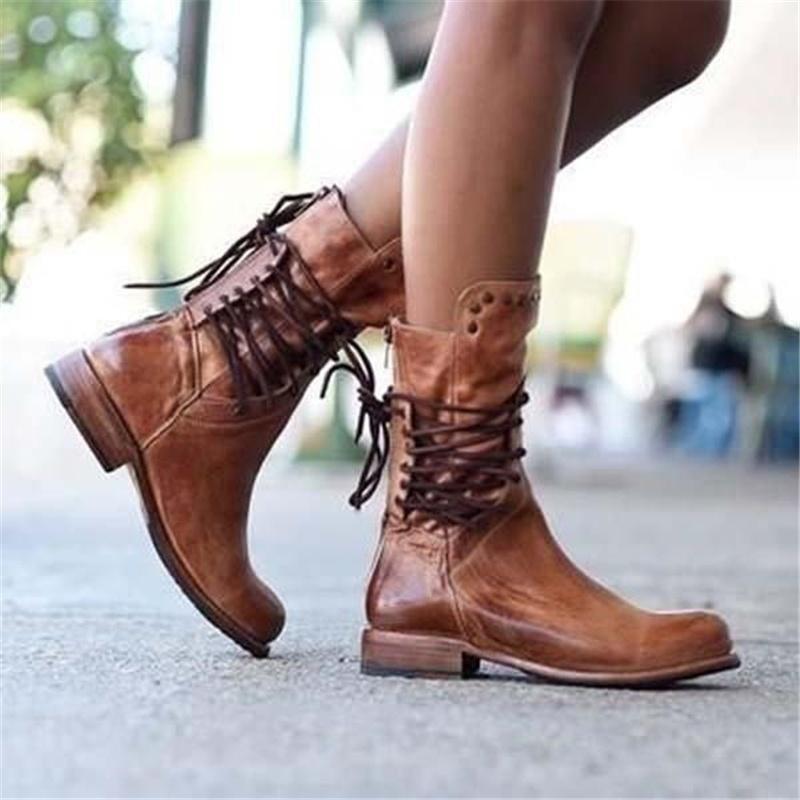 Stylish Leather Women's Shoes - Sophie-Brown-3.5-The Livary