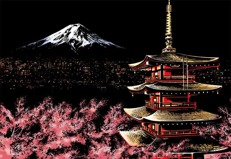 5D Scratch Art Plate – ColorPeek-Tokyo-The Livary
