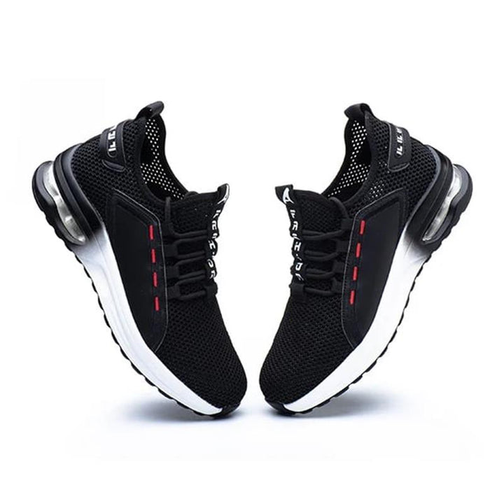 Ultralight Safety Shoes with Steel Toe - SteelFlex One-Black-4-The Livary