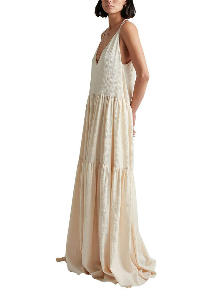 Stylish maxi dress with a flowy cut – Liana-S-The Livary