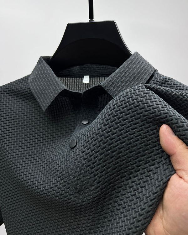 Trendy Men's Polo Shirt – Finn-Grey-M-The Livary