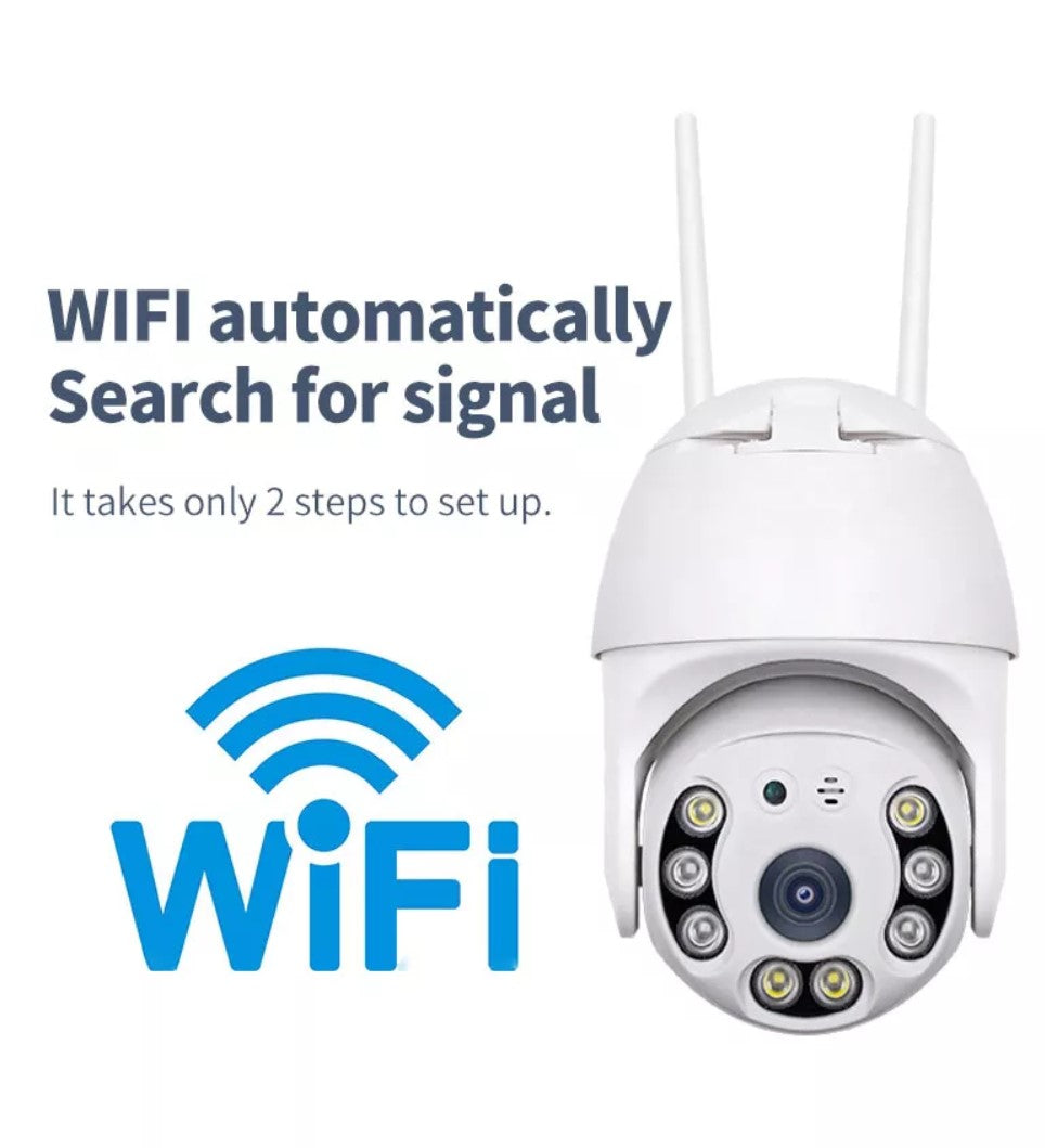 Wireless Outdoor Security Camera with WiFi – SecureView 360-The Livary