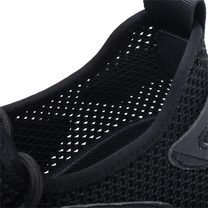 Ultralight Safety Shoes with Steel Toe - SteelFlex One-Black-4-The Livary