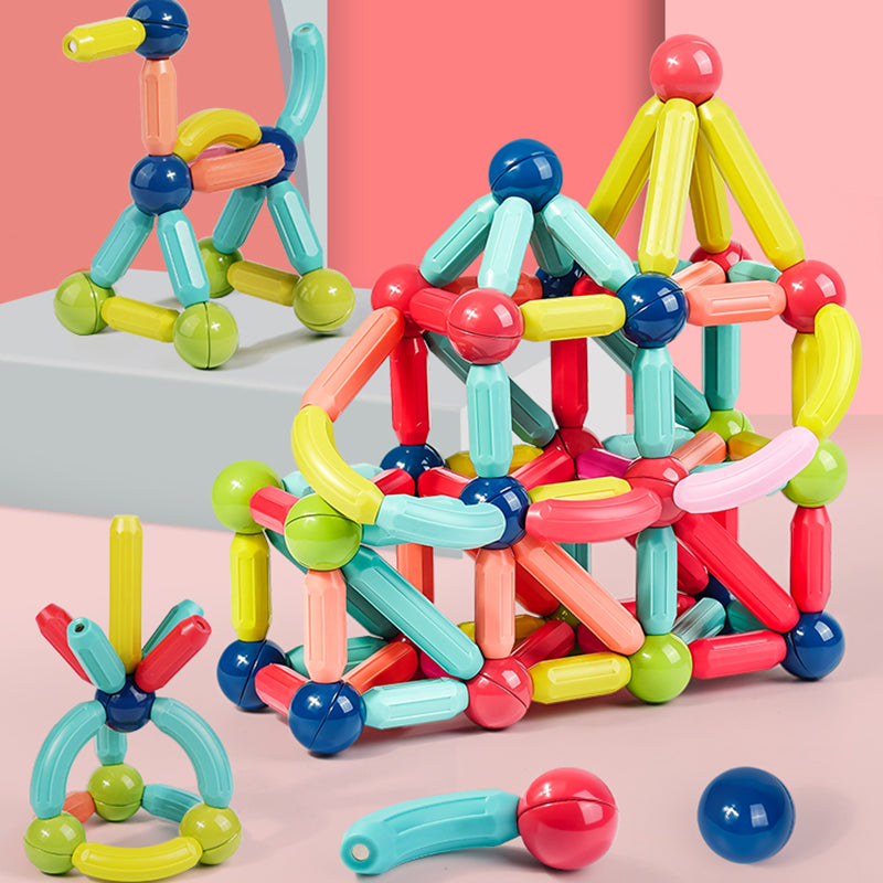 Magnetic Block Set-🔥 BIG PACK (108Pcs) 🔥 Buy 2 = Get 1 Free-The Livary