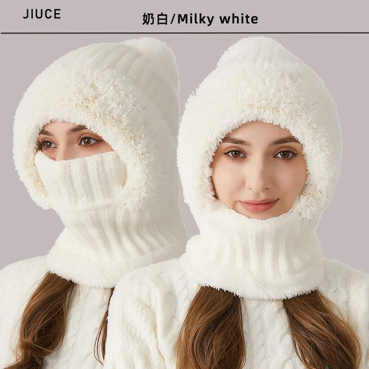 Soft Fleece Winter Hat - Kimberly-White-The Livary