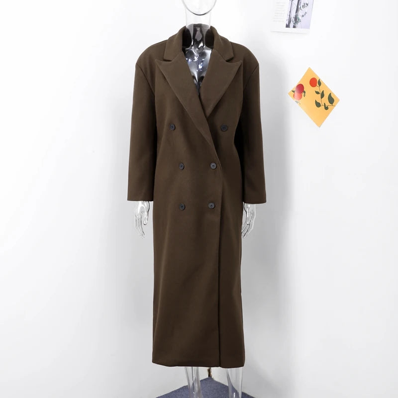 Comfortable Long Women's Coat - Sophie-S-The Livary