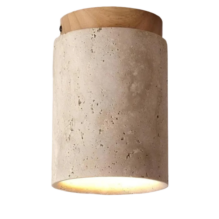 Trendy Round Japanese Style Ceiling Lamp - ZenLight-Beige-Warm light (3000K)-The Livary