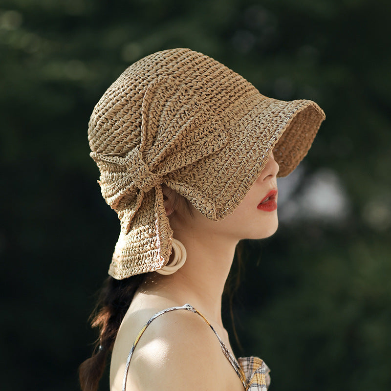 Trendy sun hats with a curved brim (1+1 free) – WaveShade Duo-Dark pink-Dark pink-The Livary