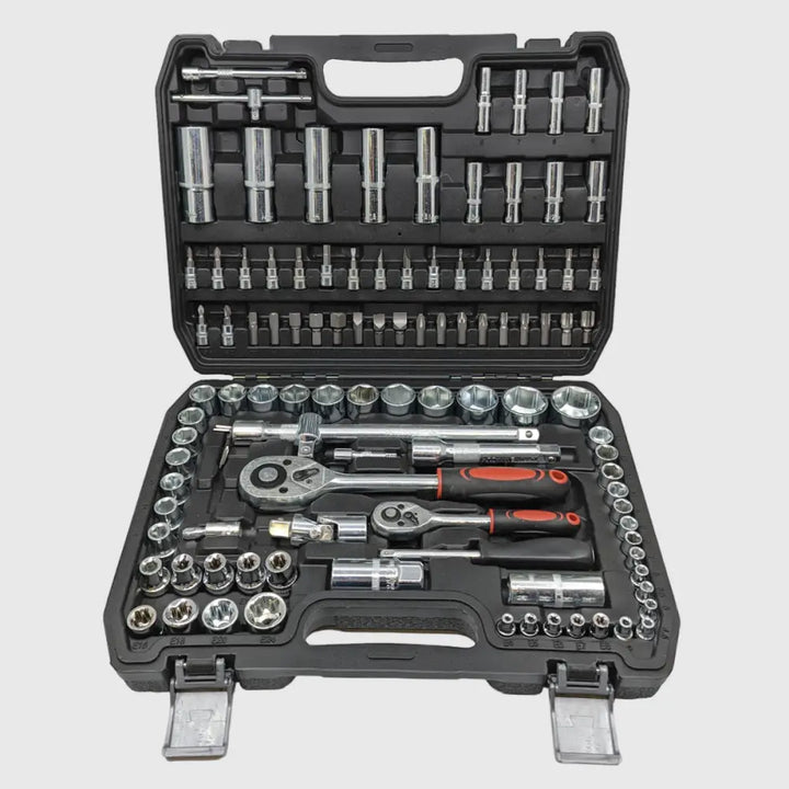 108-piece Chrome-Vanadium Socket Set – TorqueMaster-The Livary