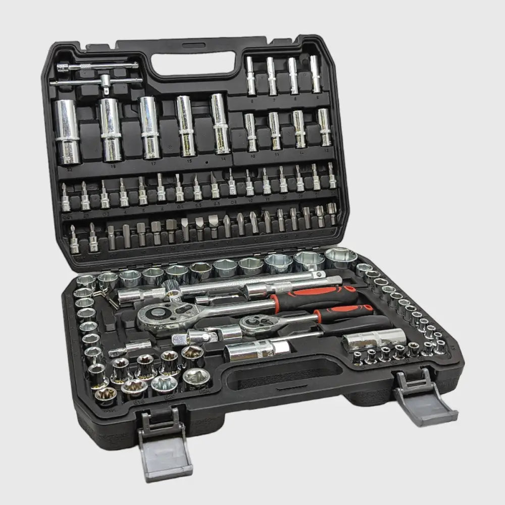 108-piece Chrome-Vanadium Socket Set – TorqueMaster-The Livary