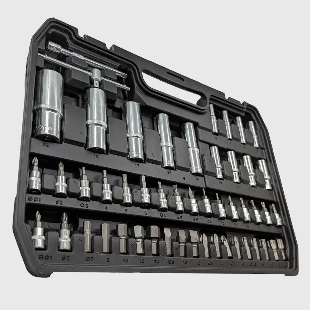 108-piece Chrome-Vanadium Socket Set – TorqueMaster-The Livary
