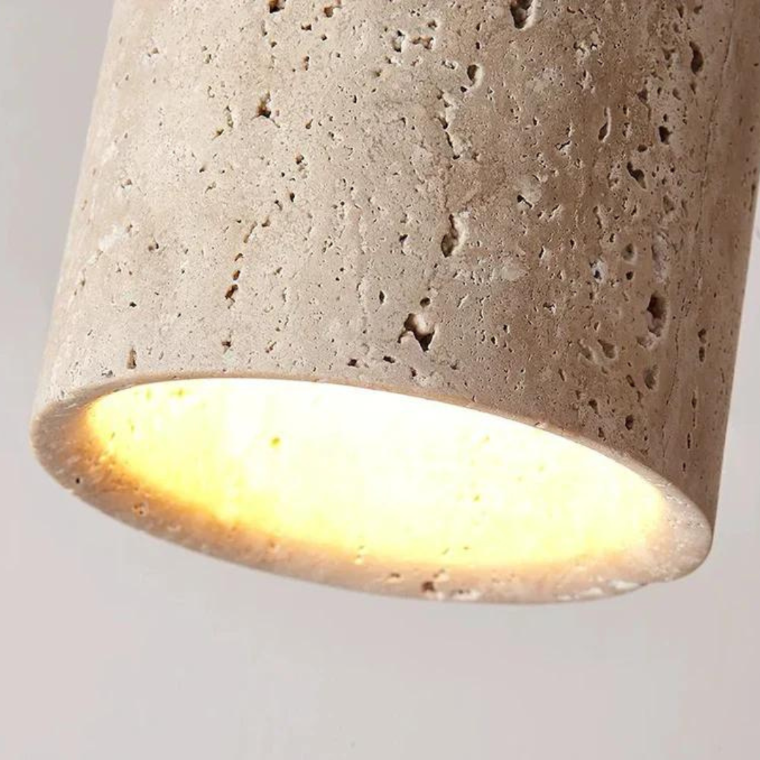 Trendy Round Japanese Style Ceiling Lamp - ZenLight-Brown-Warm light (3000K)-The Livary