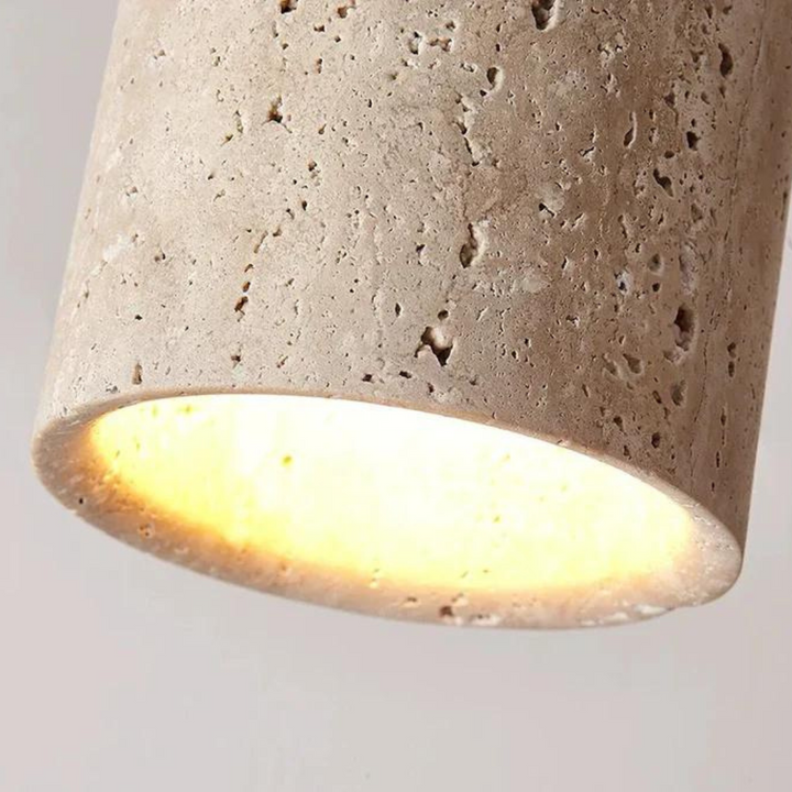 Trendy Round Japanese Style Ceiling Lamp - ZenLight-Brown-Warm light (3000K)-The Livary