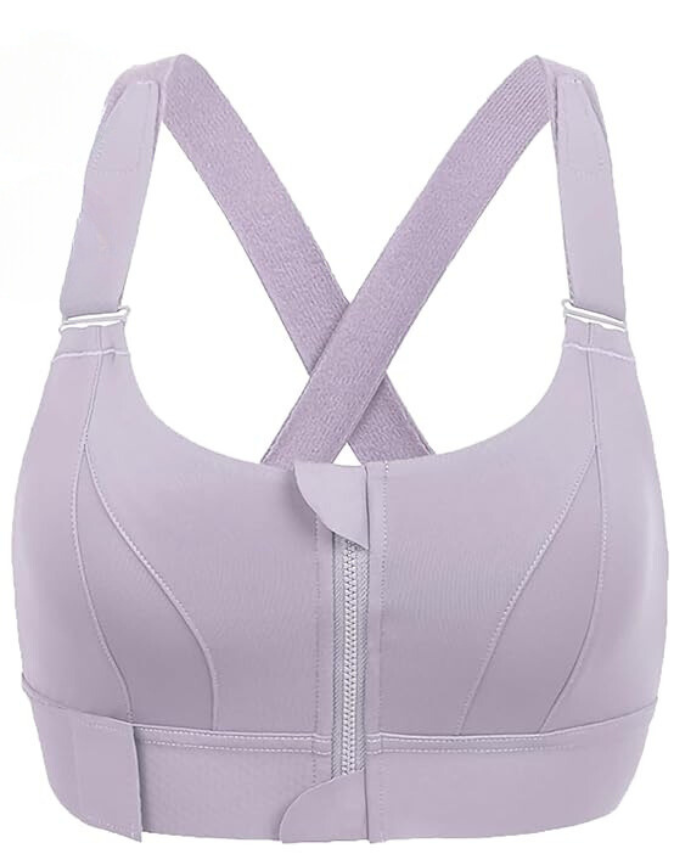 Adjustable High Support Sports Bra – Nova-Purple-S-The Livary