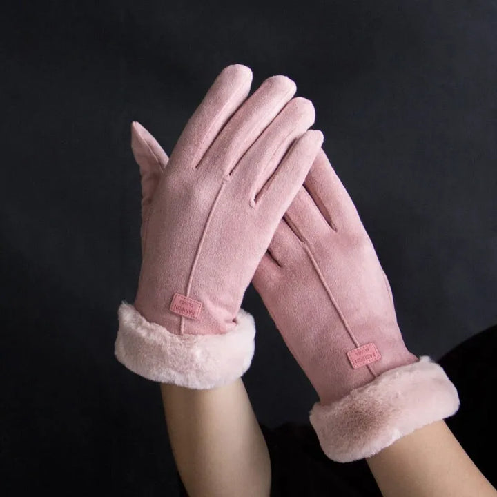 Warm Sweden Ladies' Gloves - VelvTouch-Blue-1-The Livary