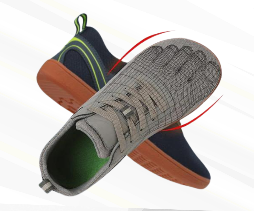 Orthopaedic Barefoot Sneakers – Viona-White-3.5-The Livary