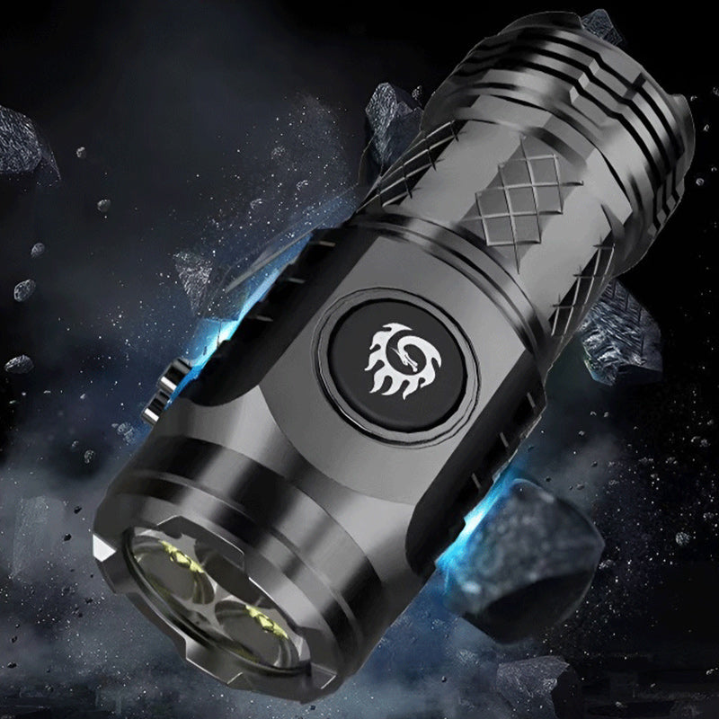 Compact LED Torch - LumenTorch-Black-The Livary