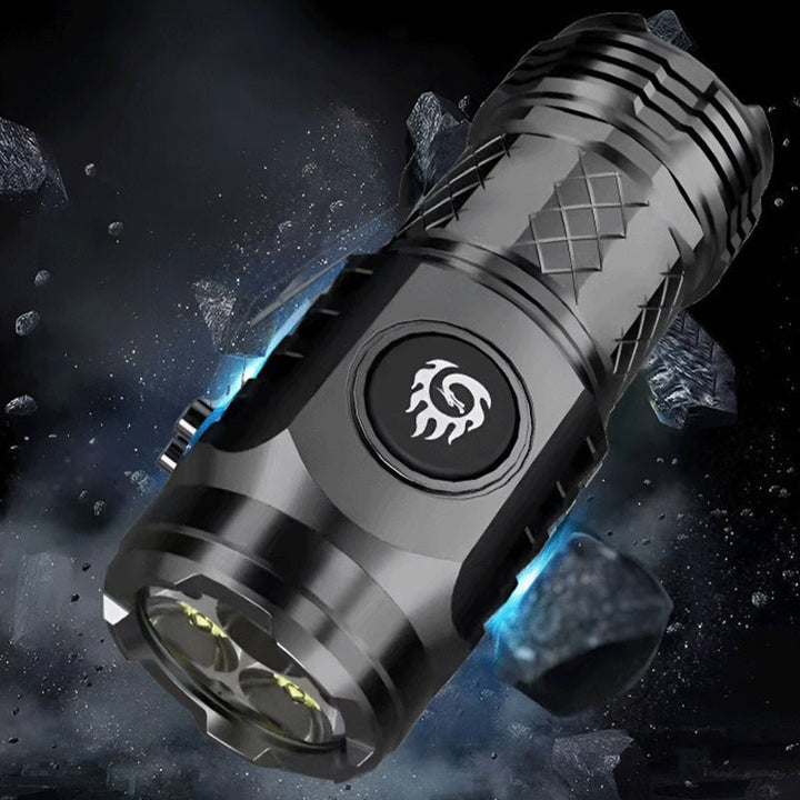 Compact LED Torch - LumenTorch-Black-The Livary