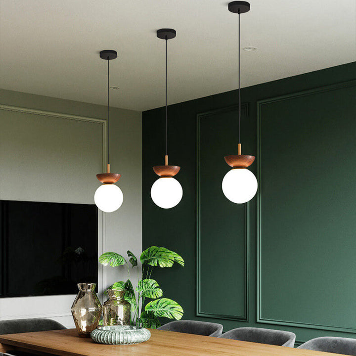 Japanese Style LED Ceiling Lamp – Renji-Warm light-Recessed light-Wood-The Livary