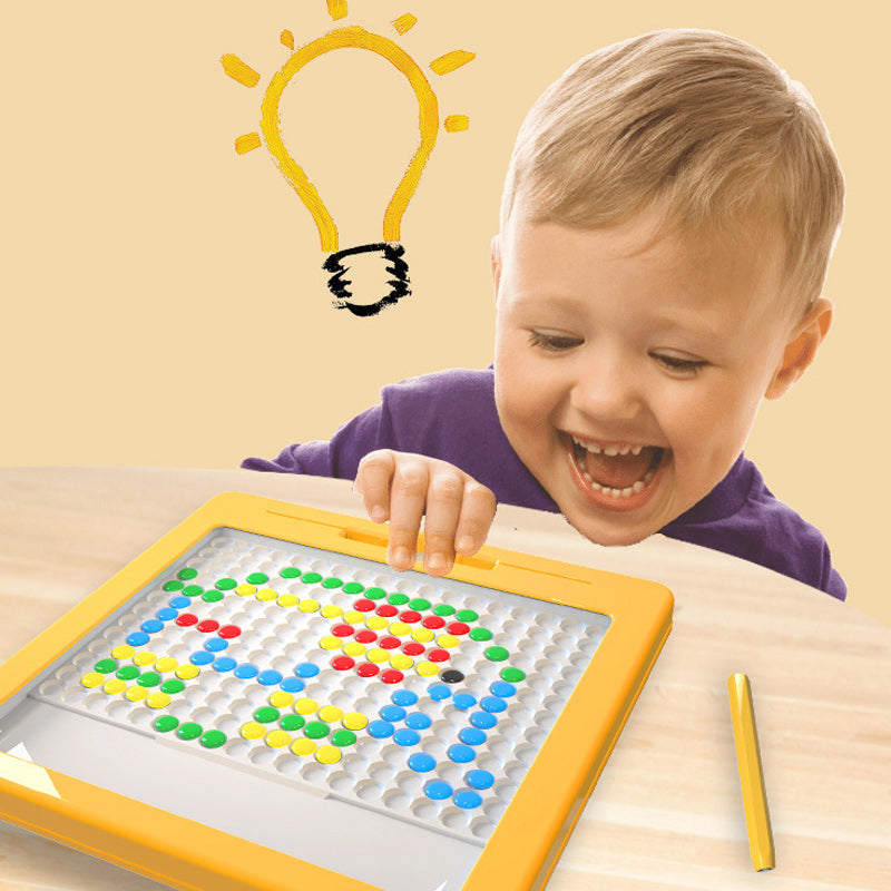 Magnetic Drawing Board with Beads - MagniDots-The Livary