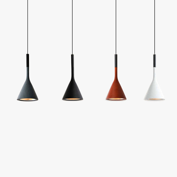 Modern Triangle Pendant Lamp - Trionda-Black-The Livary
