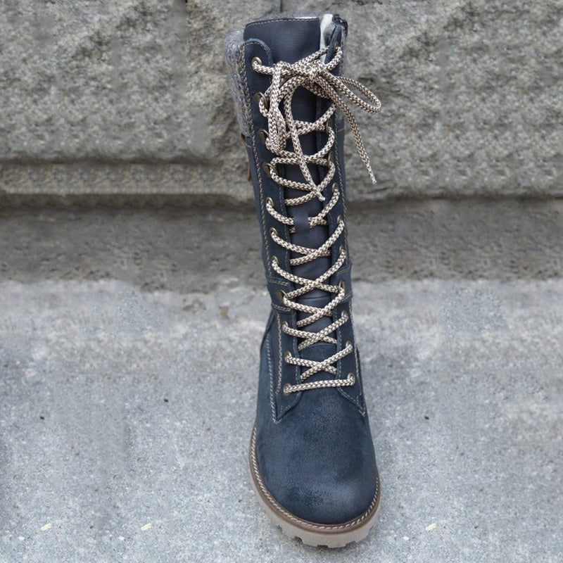 Stylish High Ladies Winter Boots - Nora-Brown-2.5-The Livary