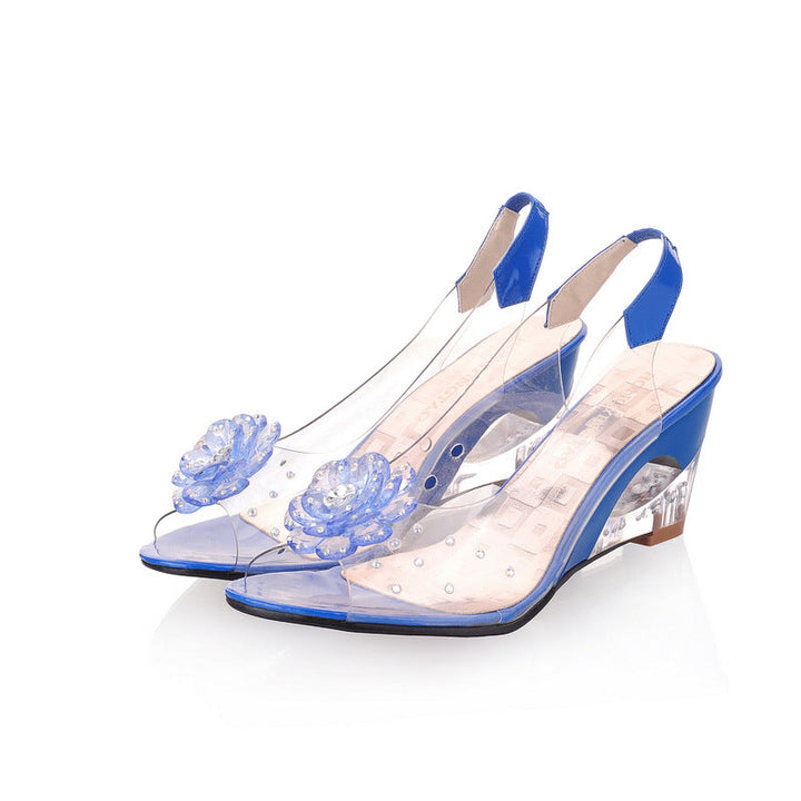 Sparkling wedge sandals – Sofia-Black-2.5-The Livary