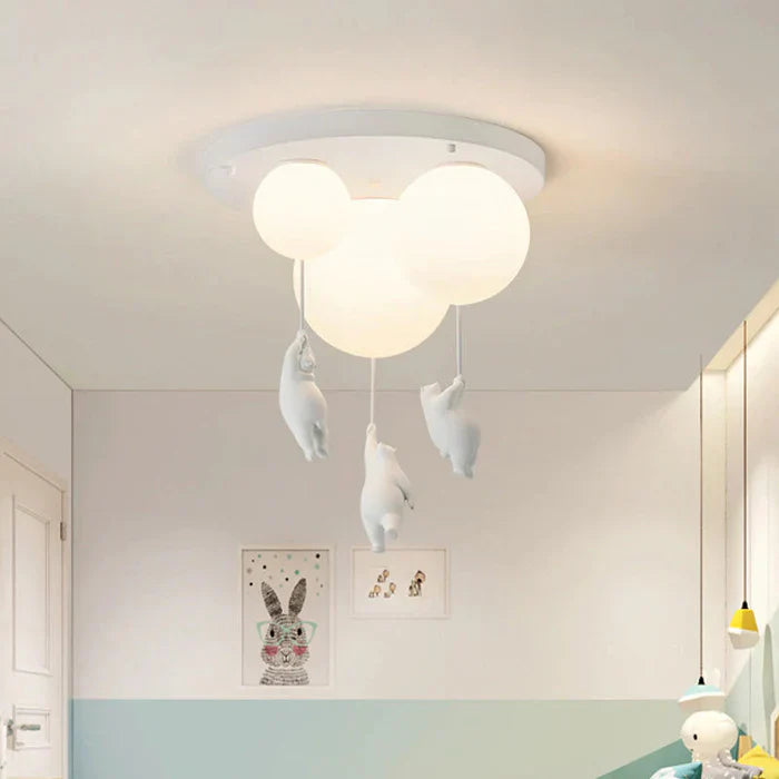 Children's Ceiling Lamp with Bear and Balloon - CloudBear