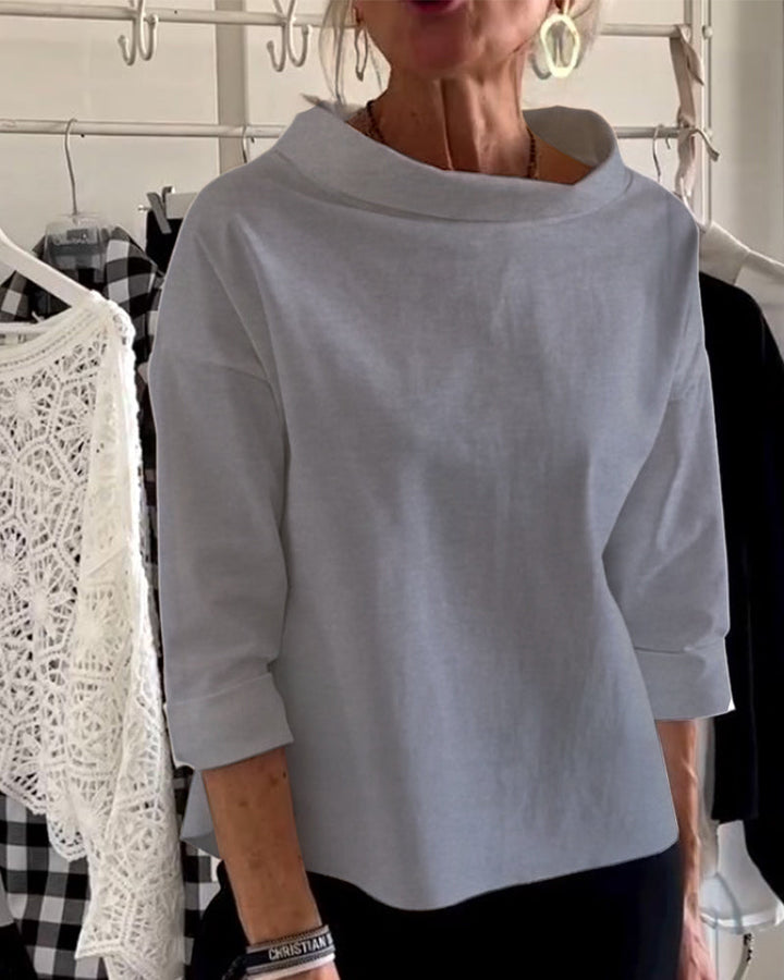 Stylish Ladies Top - Livia-Gray-S-The Livary