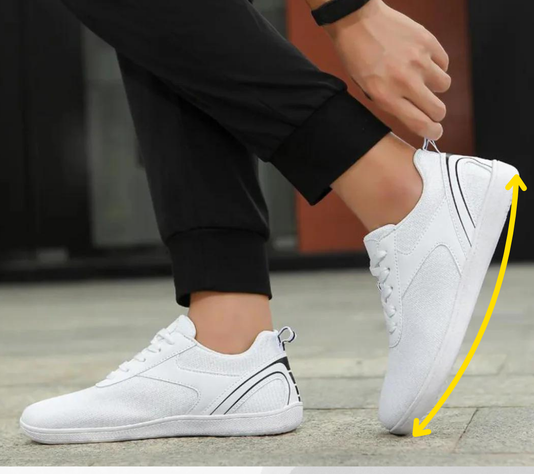 Orthopaedic Barefoot Sneakers – Viona-White-3.5-The Livary