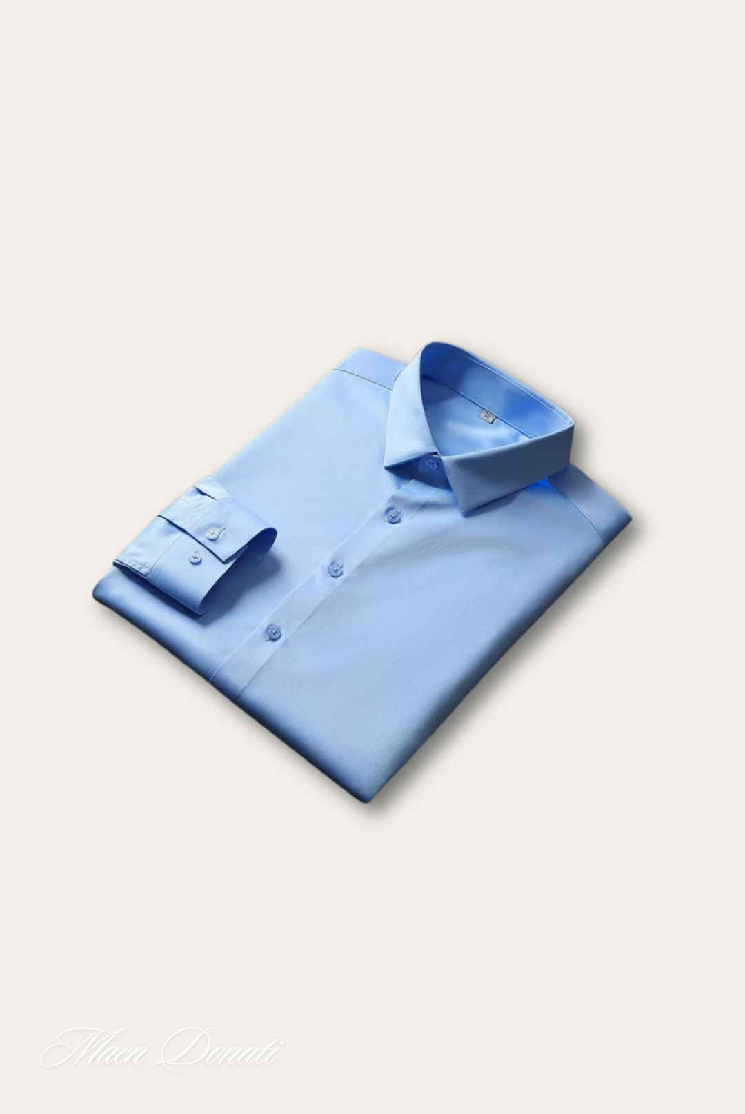Stylish Satin Men's Shirt – Dario-Blue-The Livary