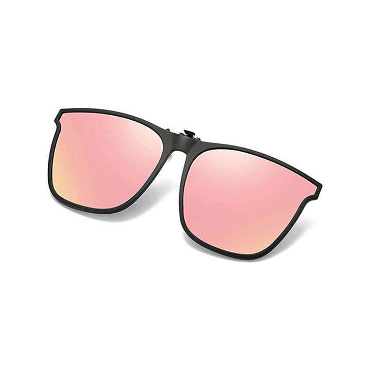 Polarising sunglasses clip for glasses wearers – buy 1, get 1 free – Felix-Pink-The Livary