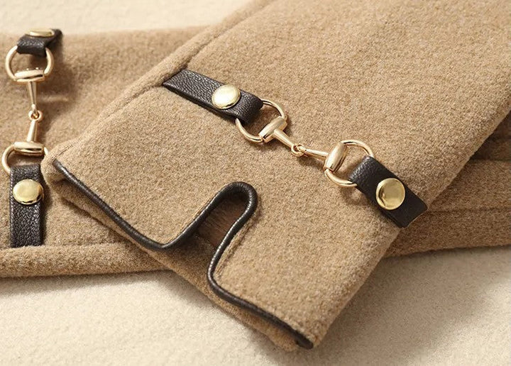 Stylish Autumn and Winter Gloves for Women - Amelia-Black-The Livary