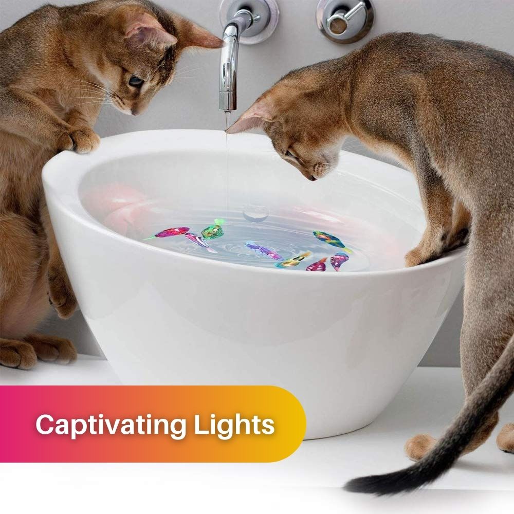 Playset for Cats - AquaPurr-3 Fish Toys (67% DISCOUNT)-The Livary