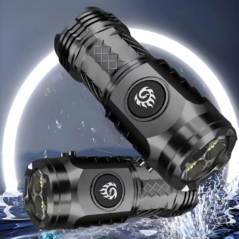 Compact LED Torch - LumenTorch-Black-The Livary
