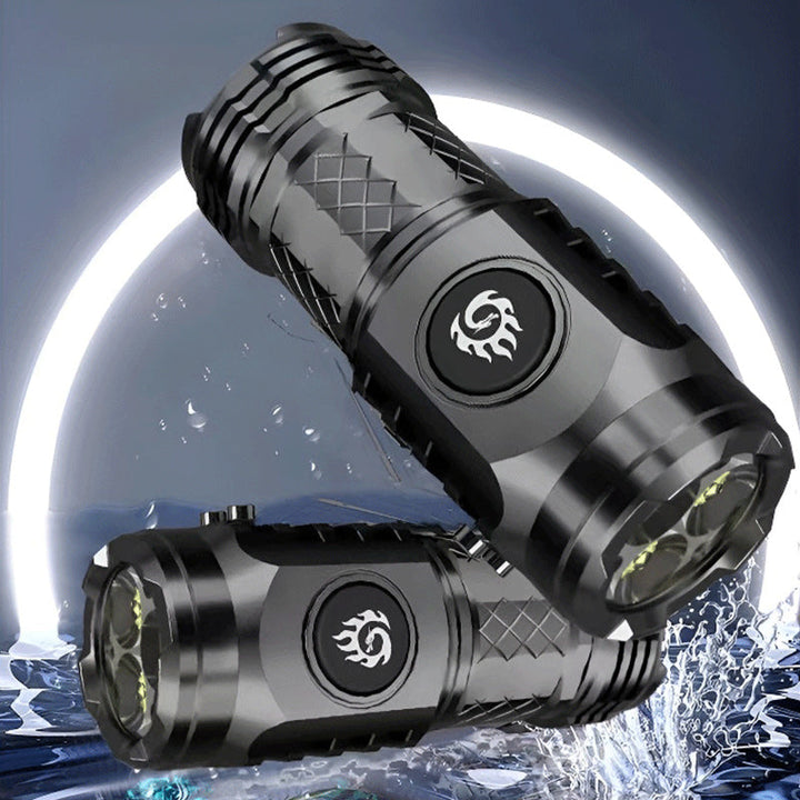 Compact LED Torch - LumenTorch-Black-The Livary